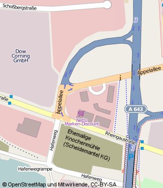 Ehemalige Knochenmühle (Kartenausschnitt) Ehemalige Knochenmühle (Kartenausschnitt)