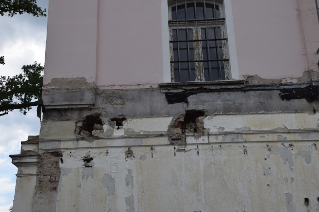 Prunkhalle, Detail der Außenmauer Prunkhalle, Detail der Außenmauer
