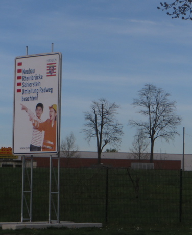 Hinweisschild Hinweisschild